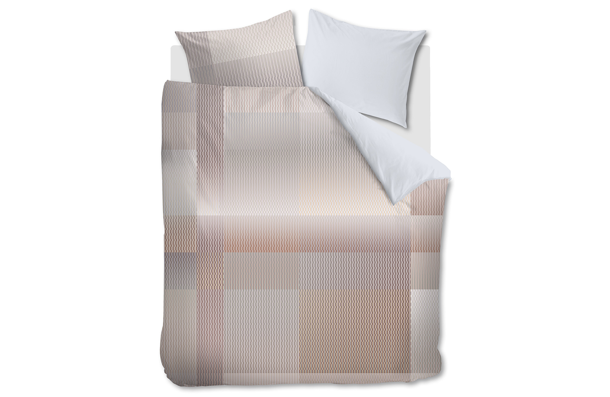 Kardol by Beddinghouse Digital Weave Bettwäsche Grau Grün