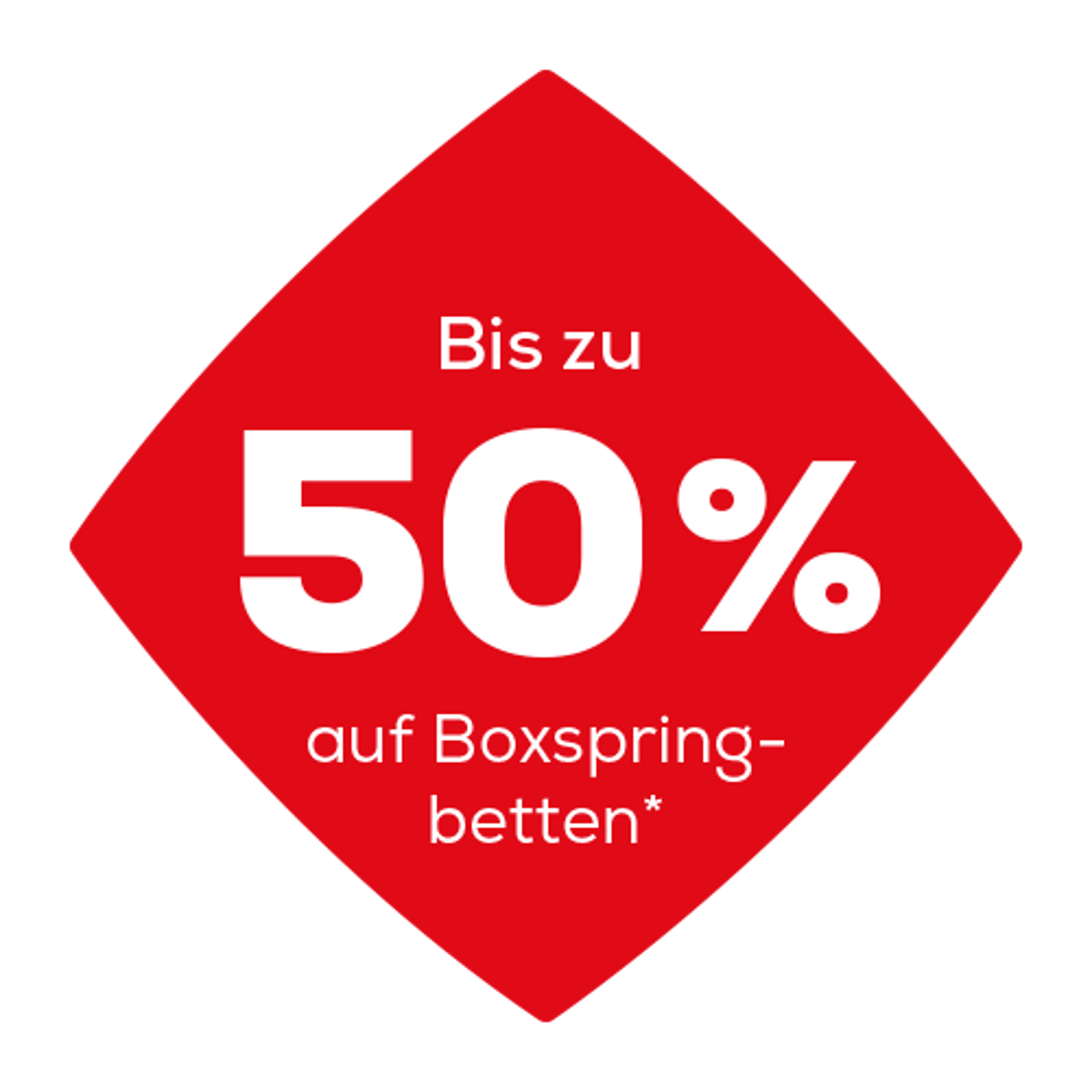 Bis zu 50% auf Boxspringbetten