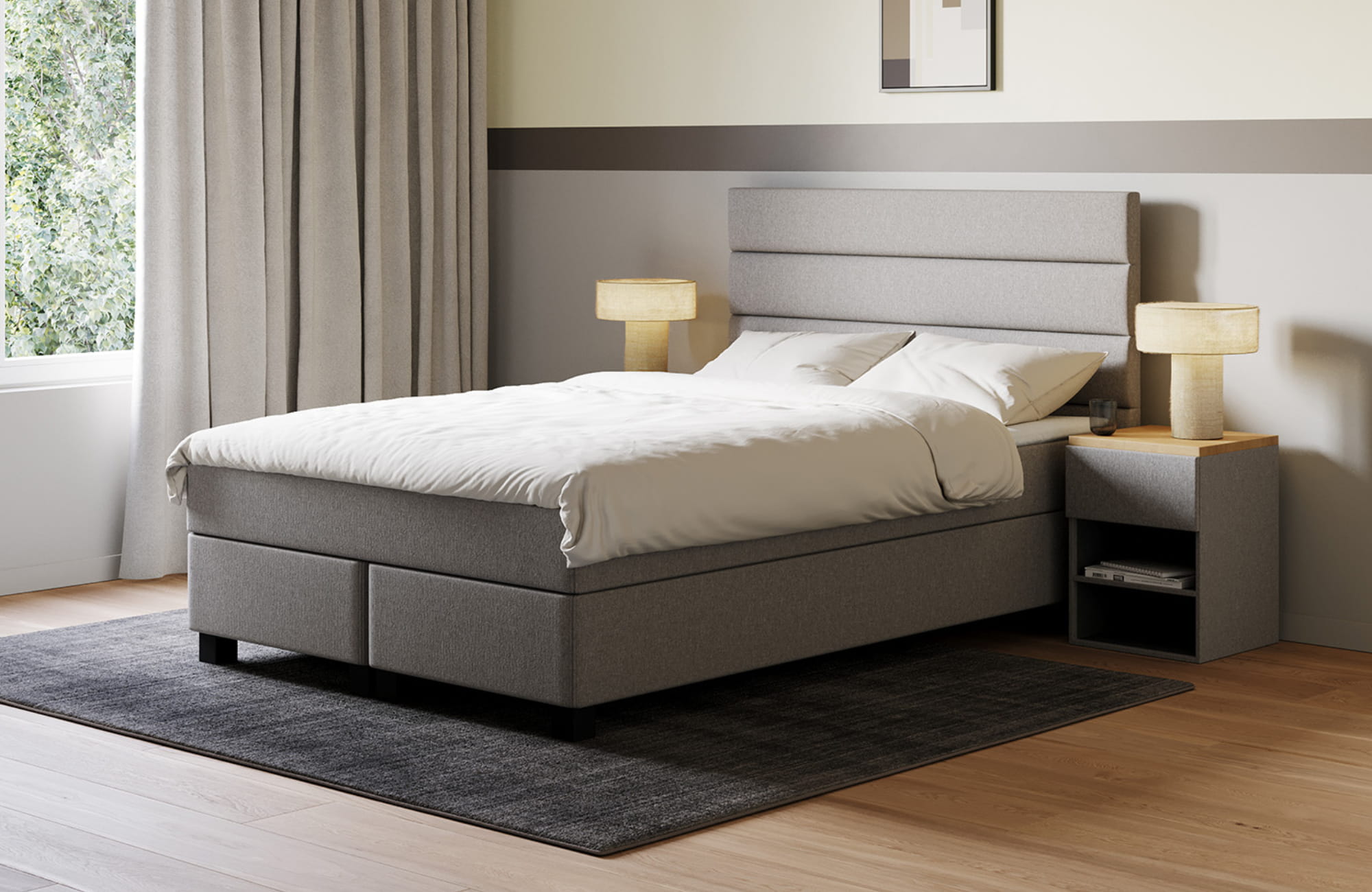 Boxspringbett Essence Rows - schnell lieferbar