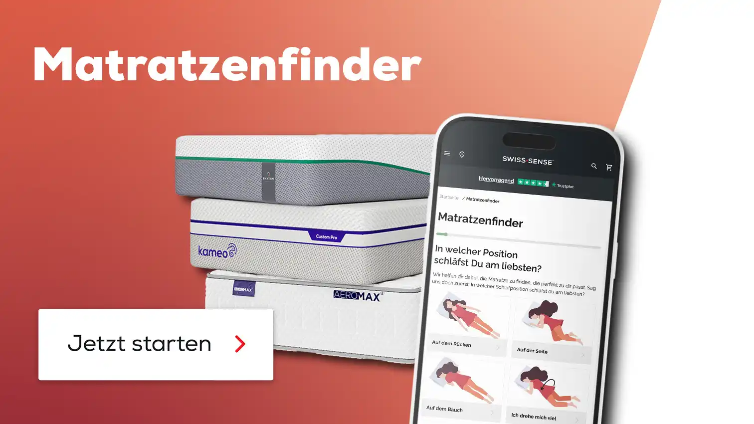 Schnell die passende Matratze finden?