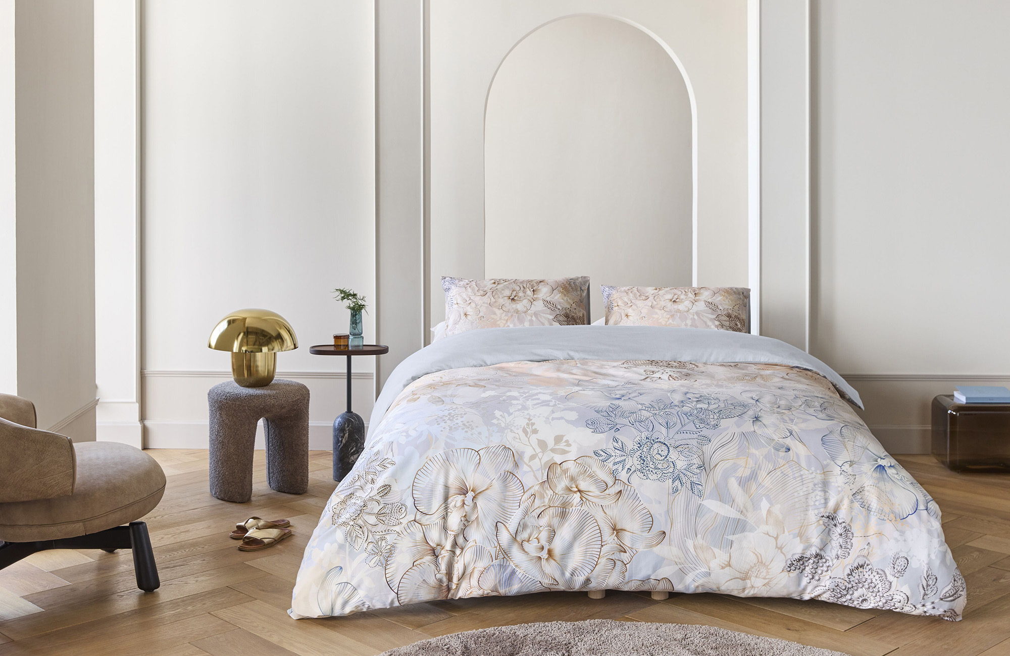 Stilvolles Pastell-Blumenmuster