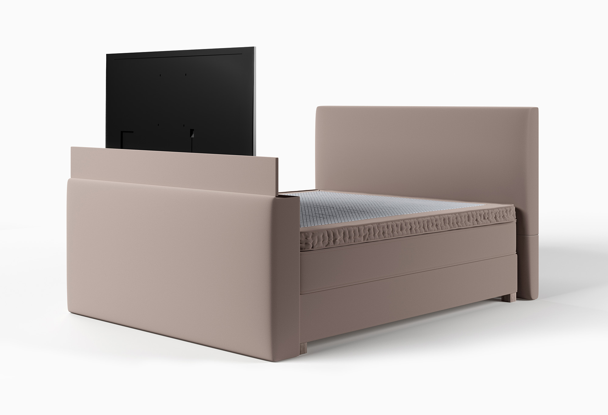 Boxspringbett mit Tv