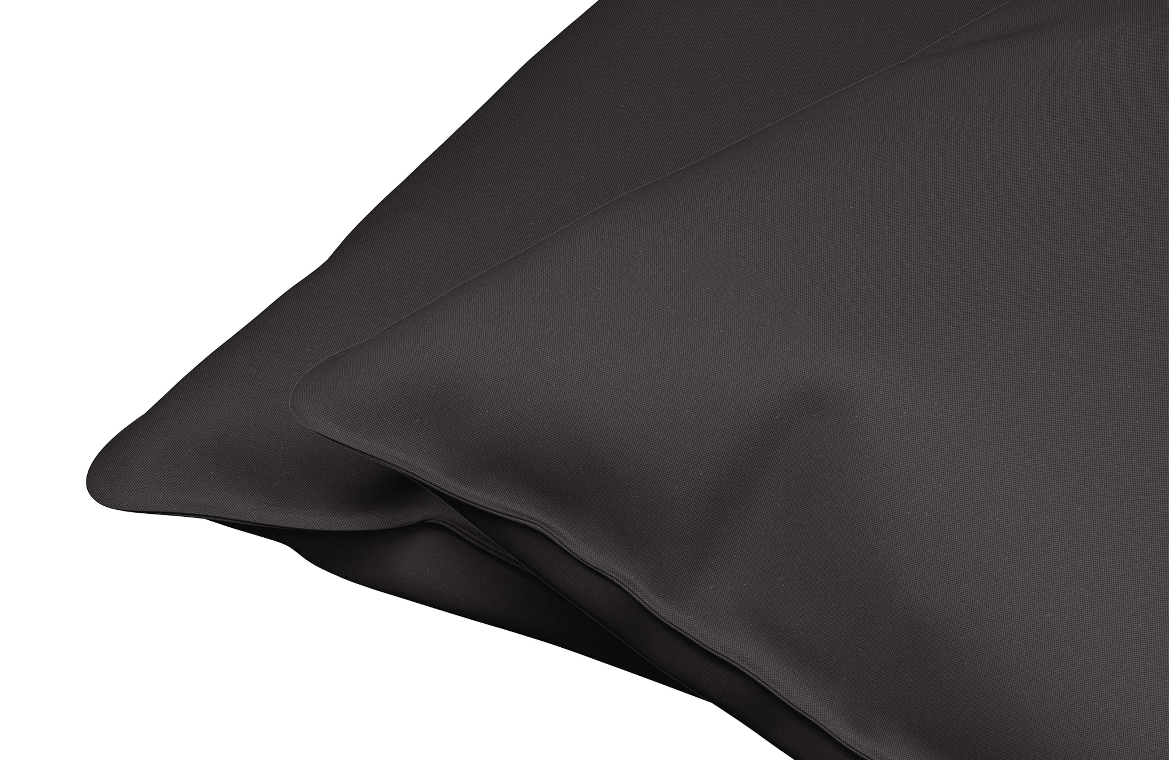 Kissenbezug Dixxius Excellent Percale Anthrazit (2er-Set)