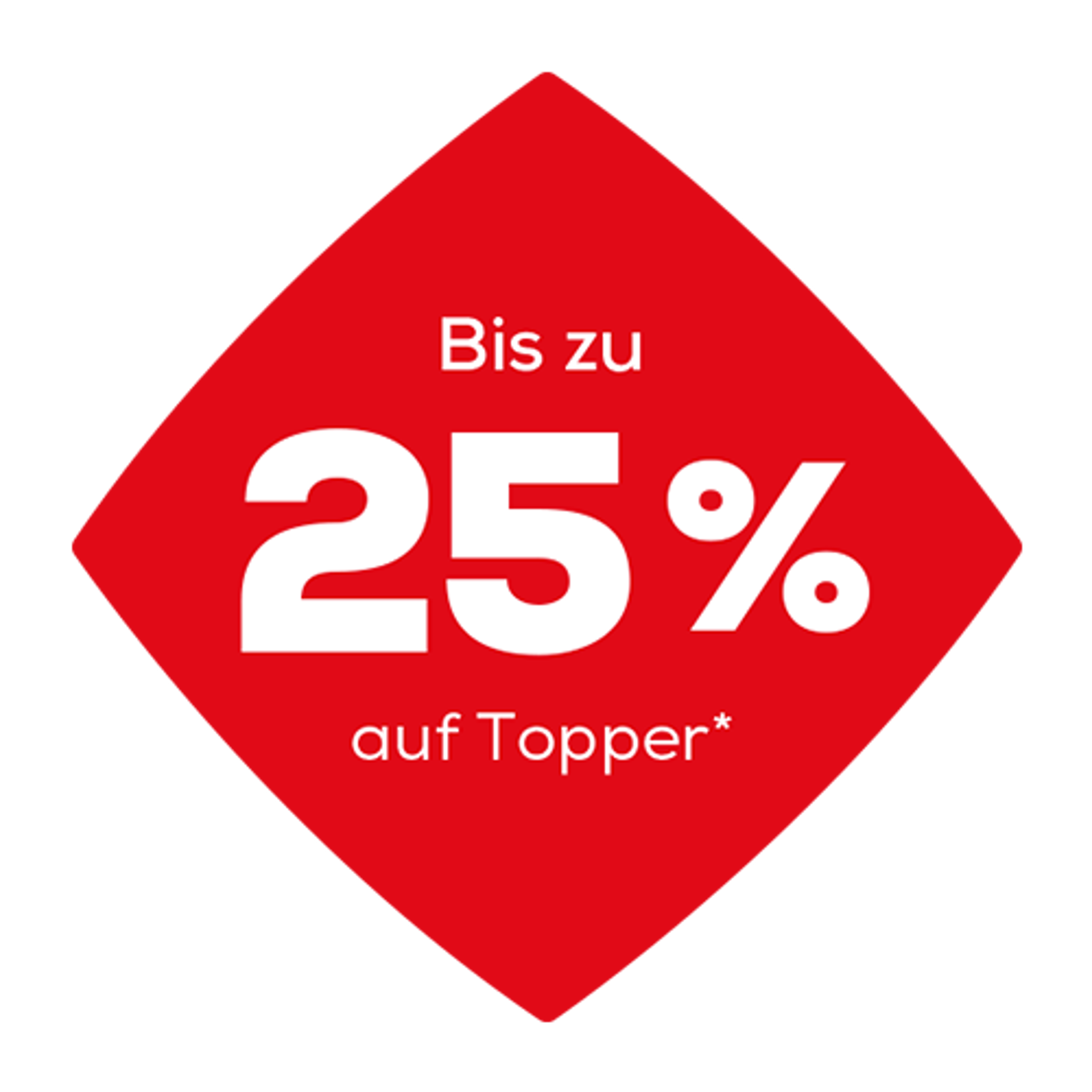 Bis zu 25% auf Topper